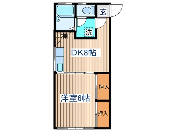 ｴﾝﾃﾞﾊﾞｰ佐々木の物件間取画像